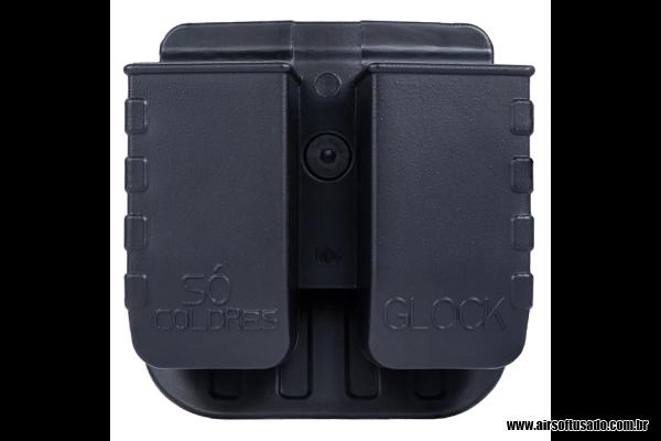 PORTA CARREGADOR DUPLO GLOCK -