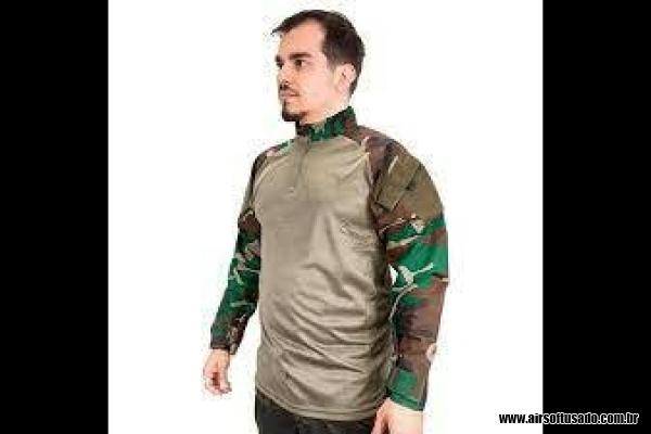 CAMISA COMBAT SHIRT WOODLAND -