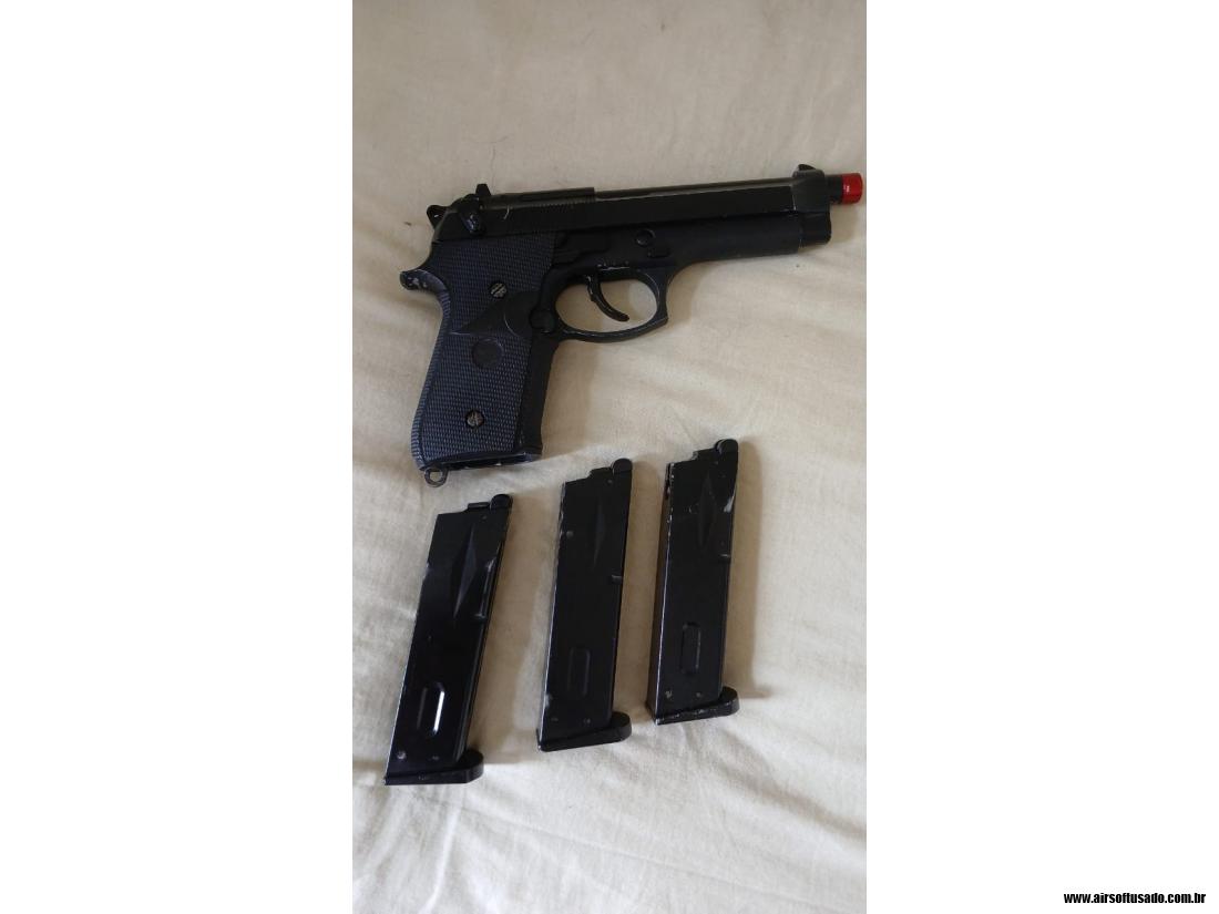 Pistola M9 WE Com 2 carregador