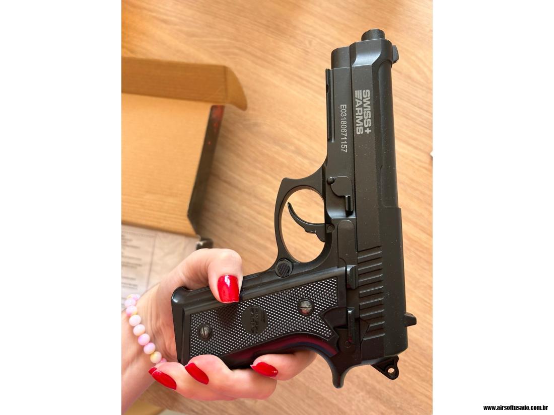 Pistola Airgun Co2 Sa P92 Gnbb