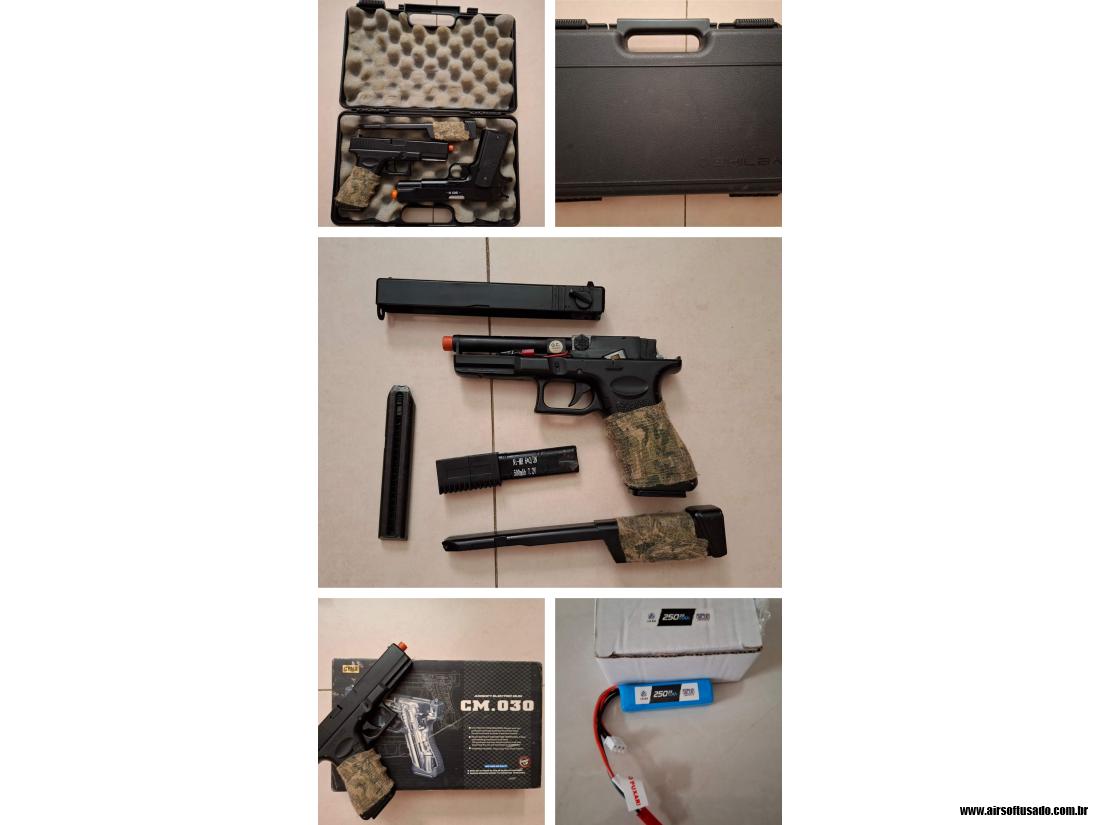 Pistola Airsoft Elétrica Glock