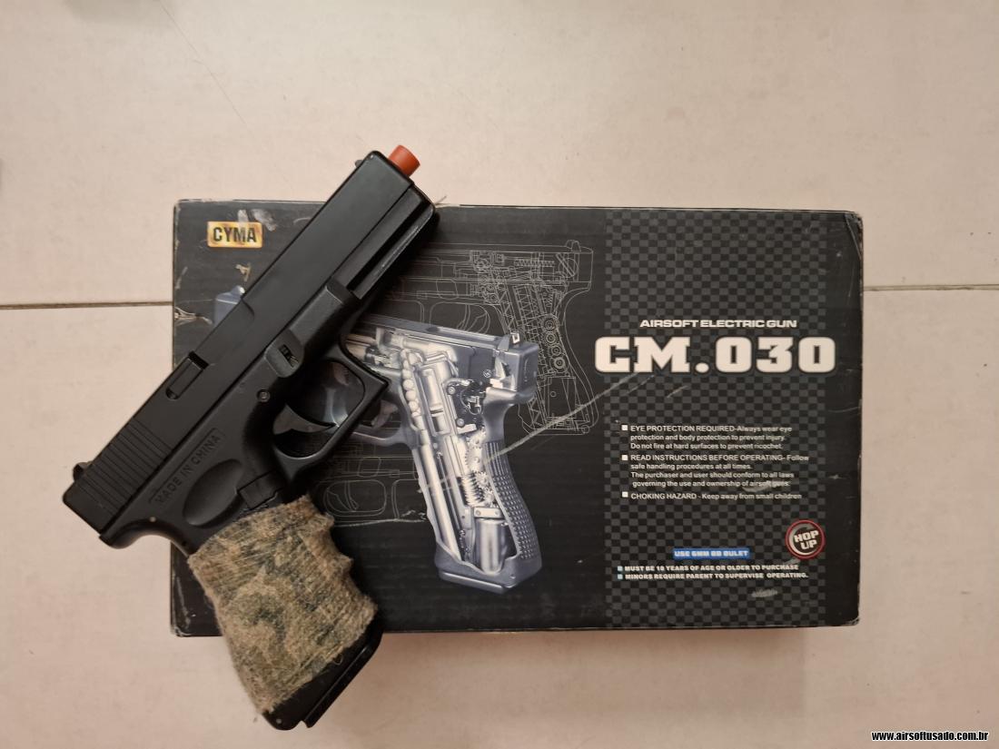 Pistola Airsoft Elétrica Glock