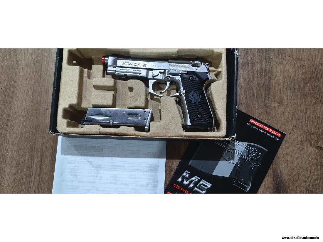 Beretta M9a1 Chrome GBB WE 
