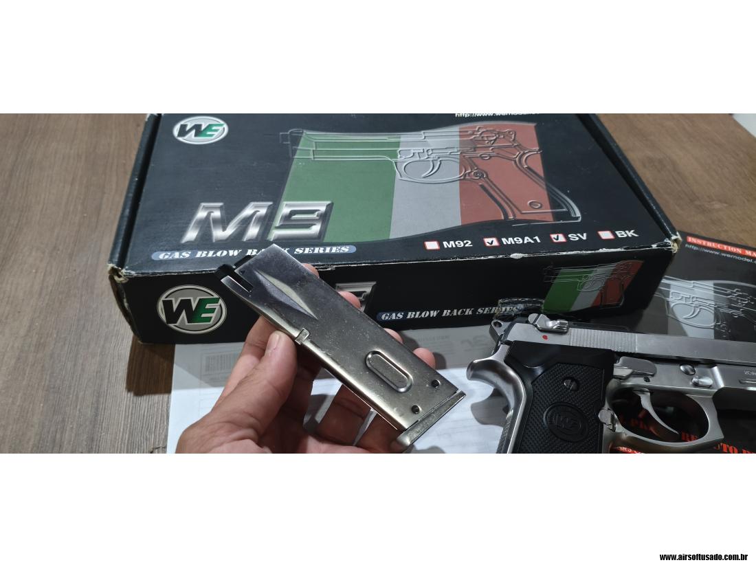 Beretta M9a1 Chrome GBB WE 