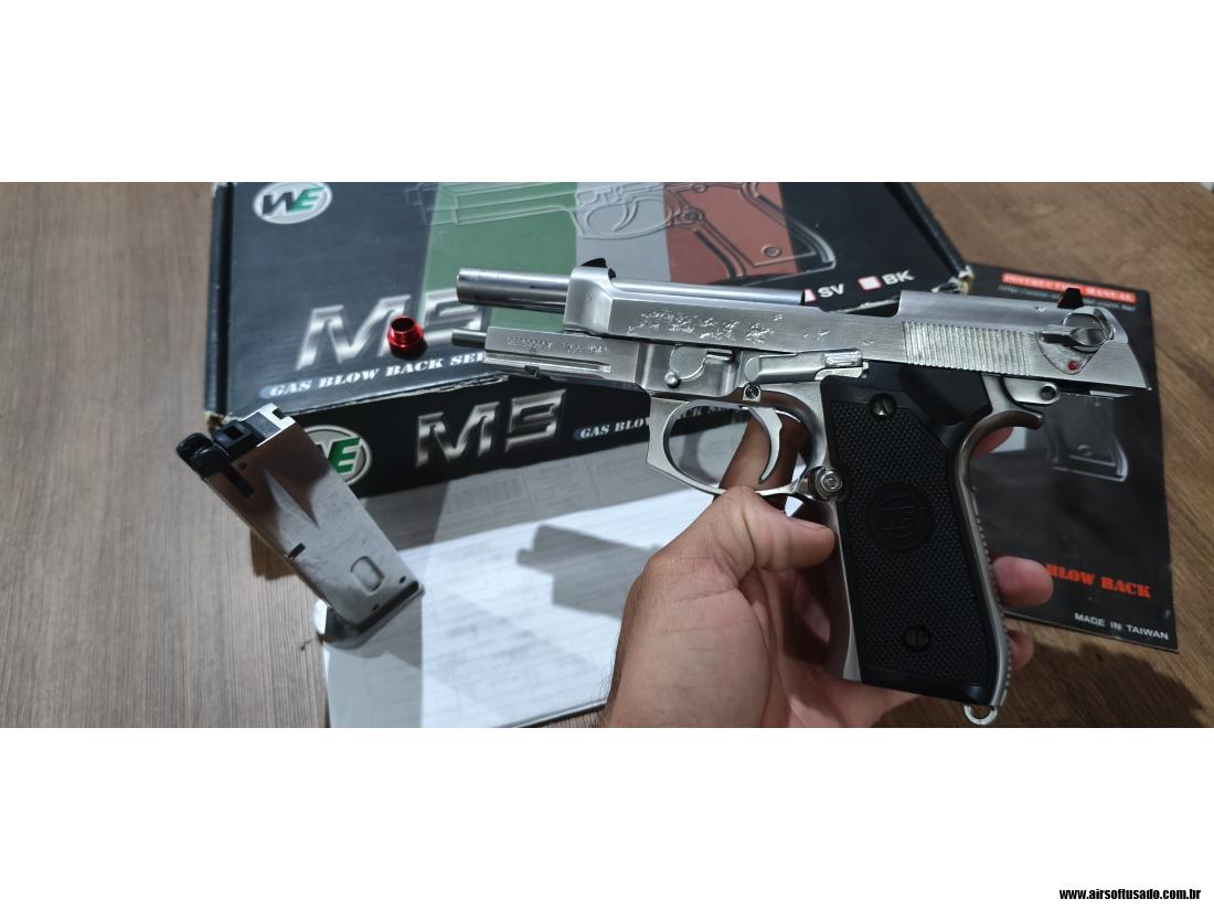 Beretta M9a1 Chrome GBB WE 
