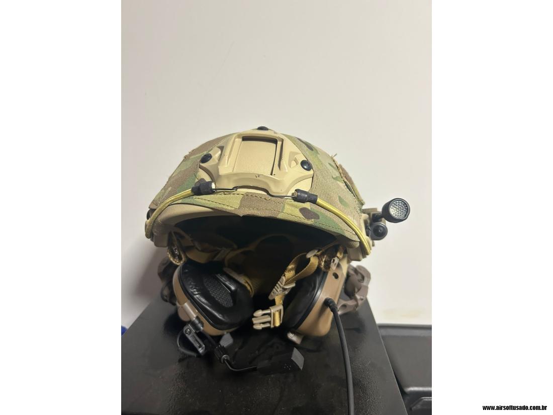 Kit Capacete Aramida 