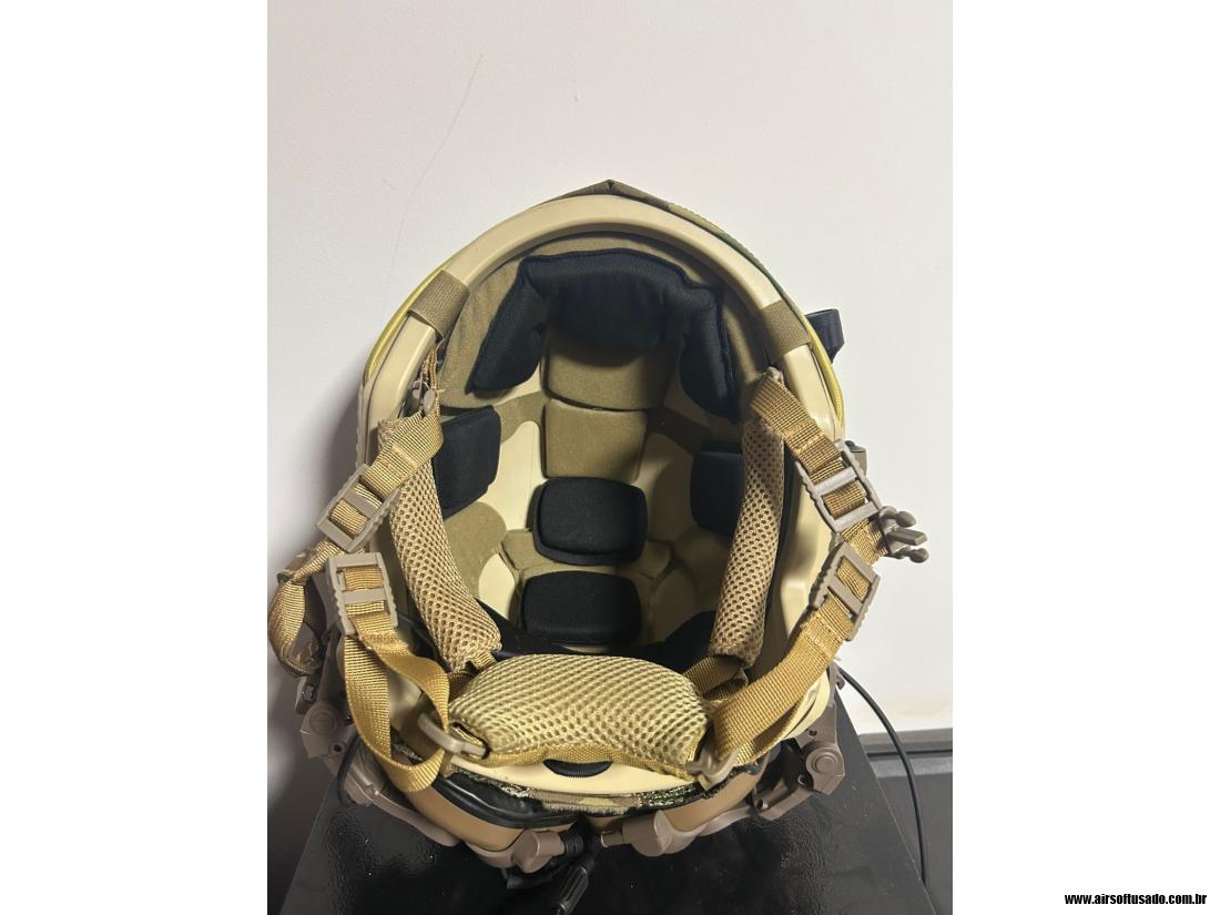 Kit Capacete Aramida 
