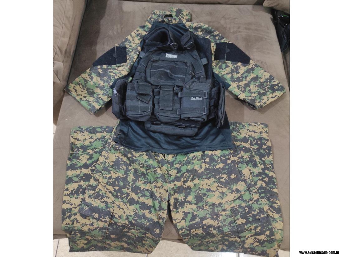 Ak 47 tática, acessórios e ves