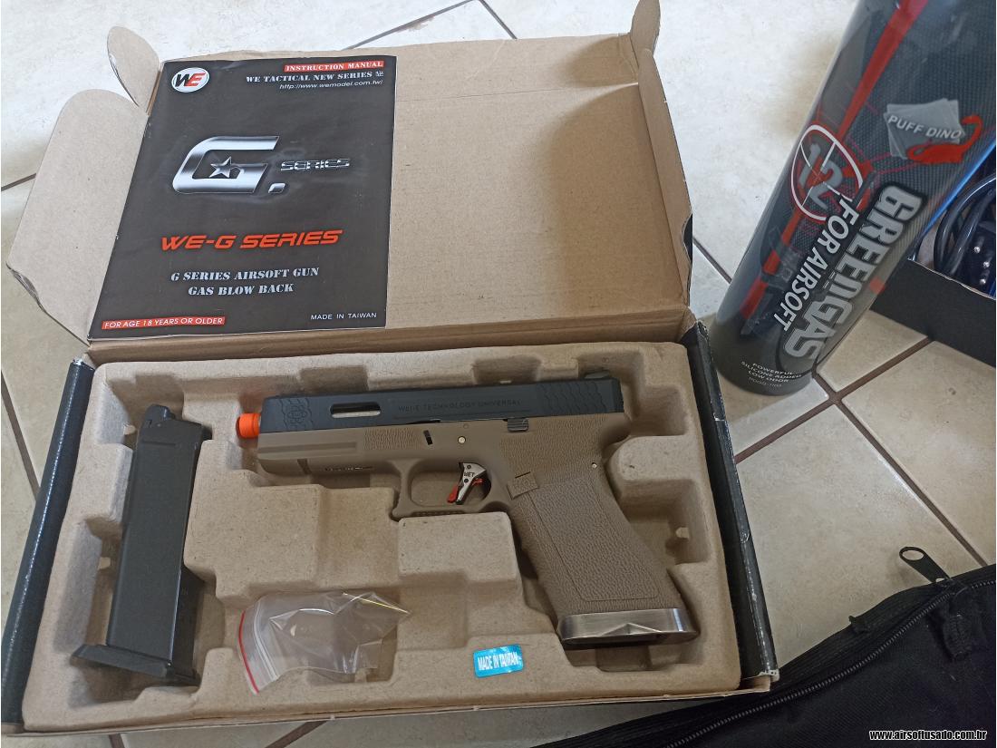 Pistola We Glock G17 Tan-black