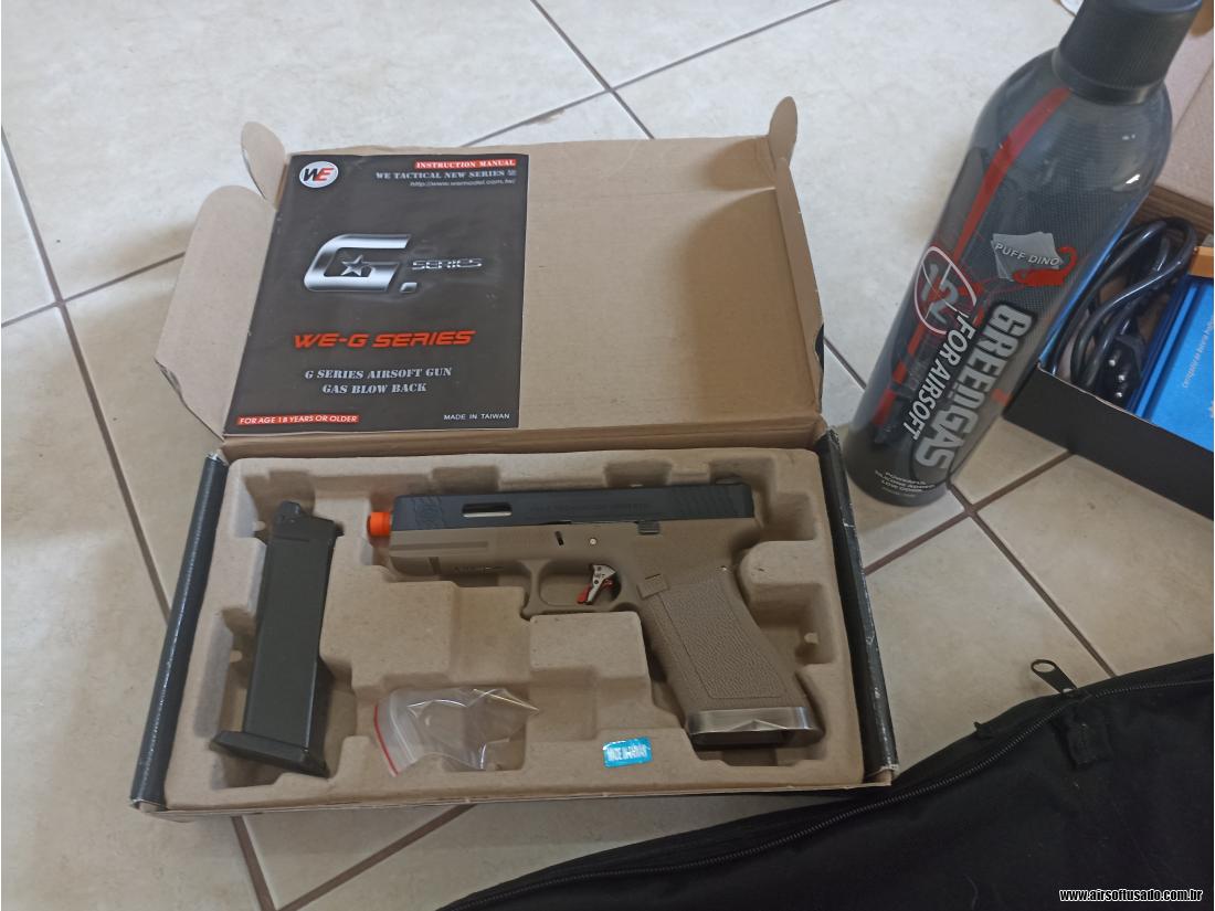 Pistola We Glock G17 Tan-black