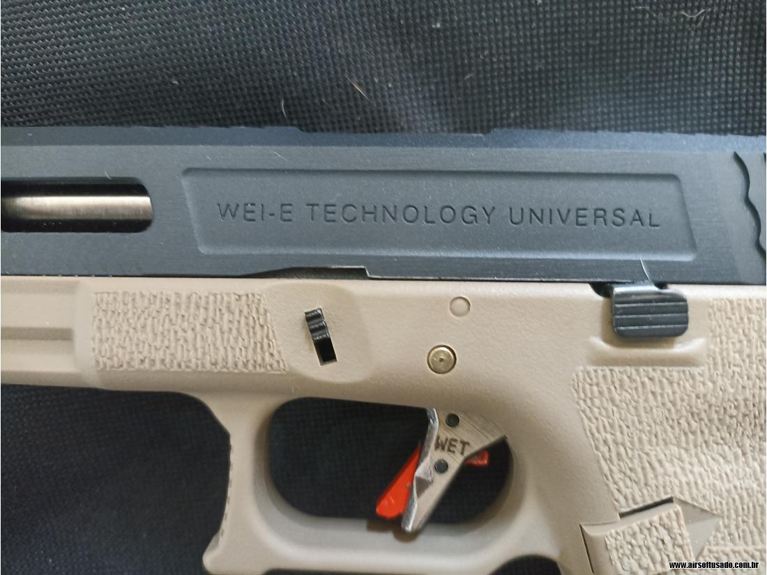 Pistola We Glock G17 Tan-black