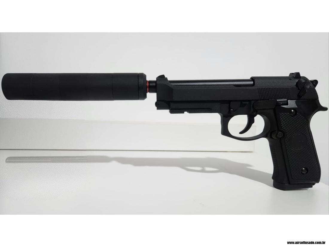 ROSSI M92 GBB 6MM + SUPRESSOR 