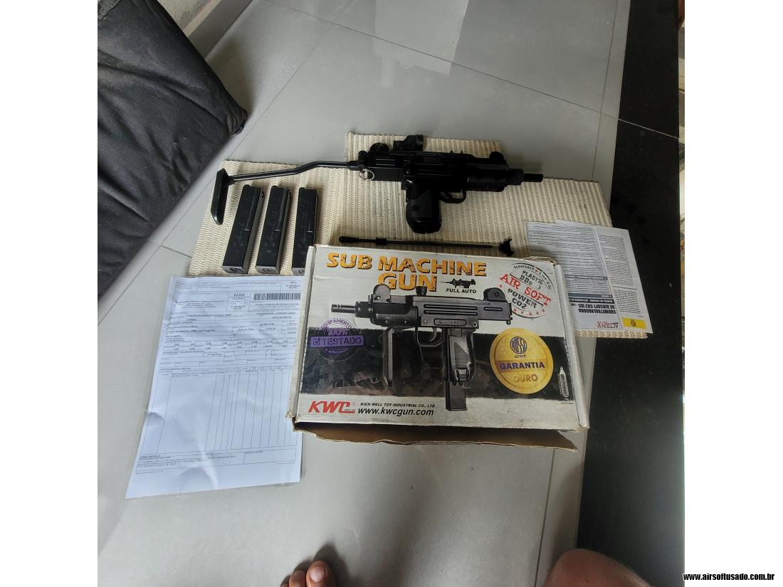 Uzi  com Blow Back - 3 CARREGA