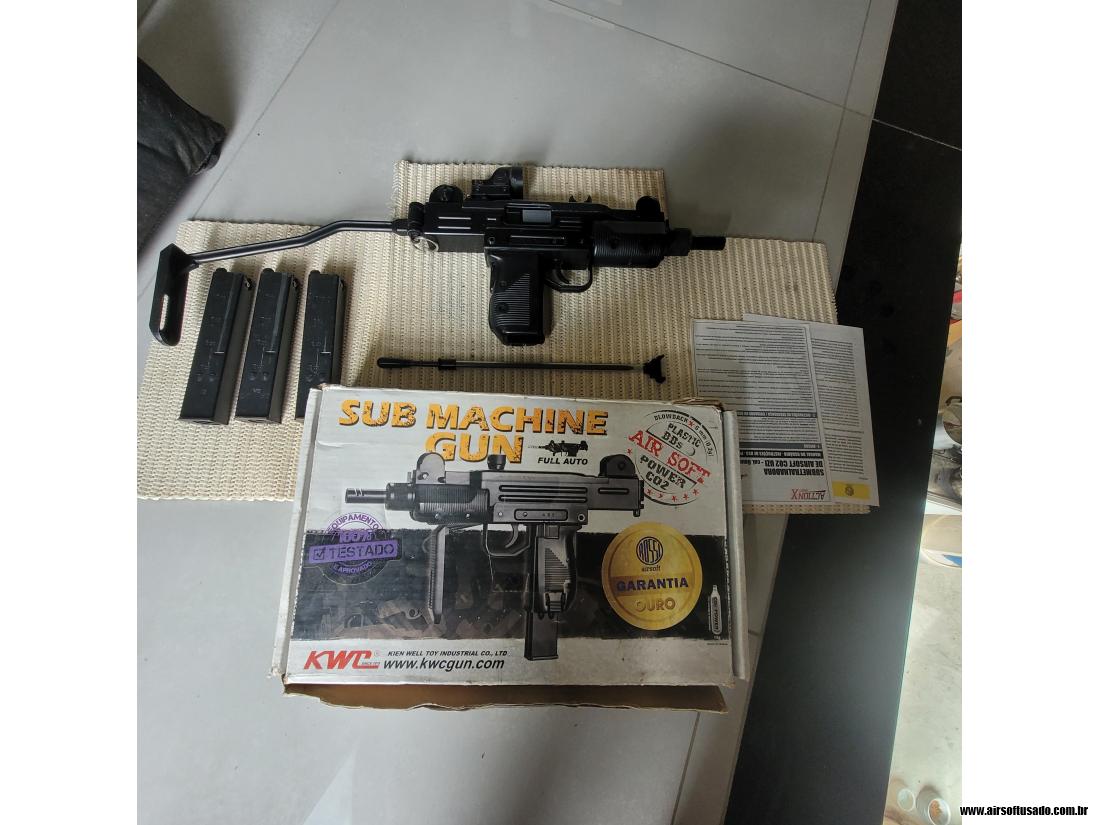 Uzi  com Blow Back - 3 CARREGA