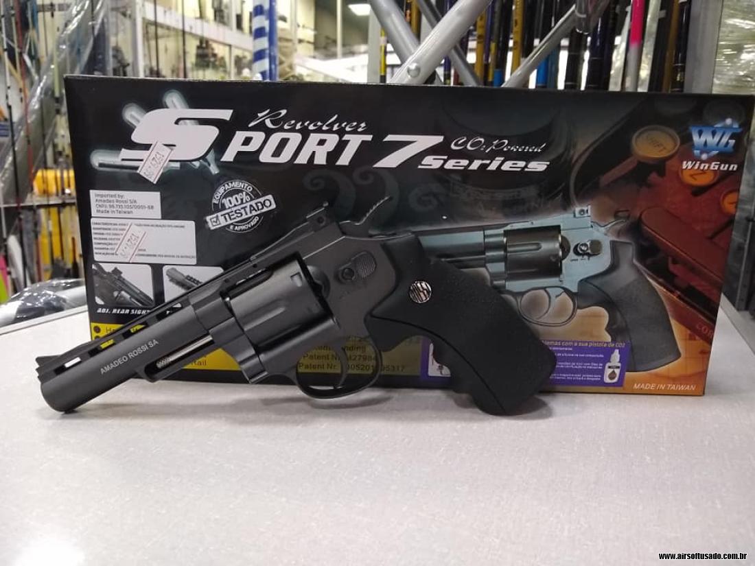 Revolver Co2 4,5mm Wingun Spor