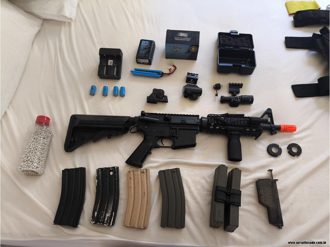 CYMA 506 m4a1 + acessorios