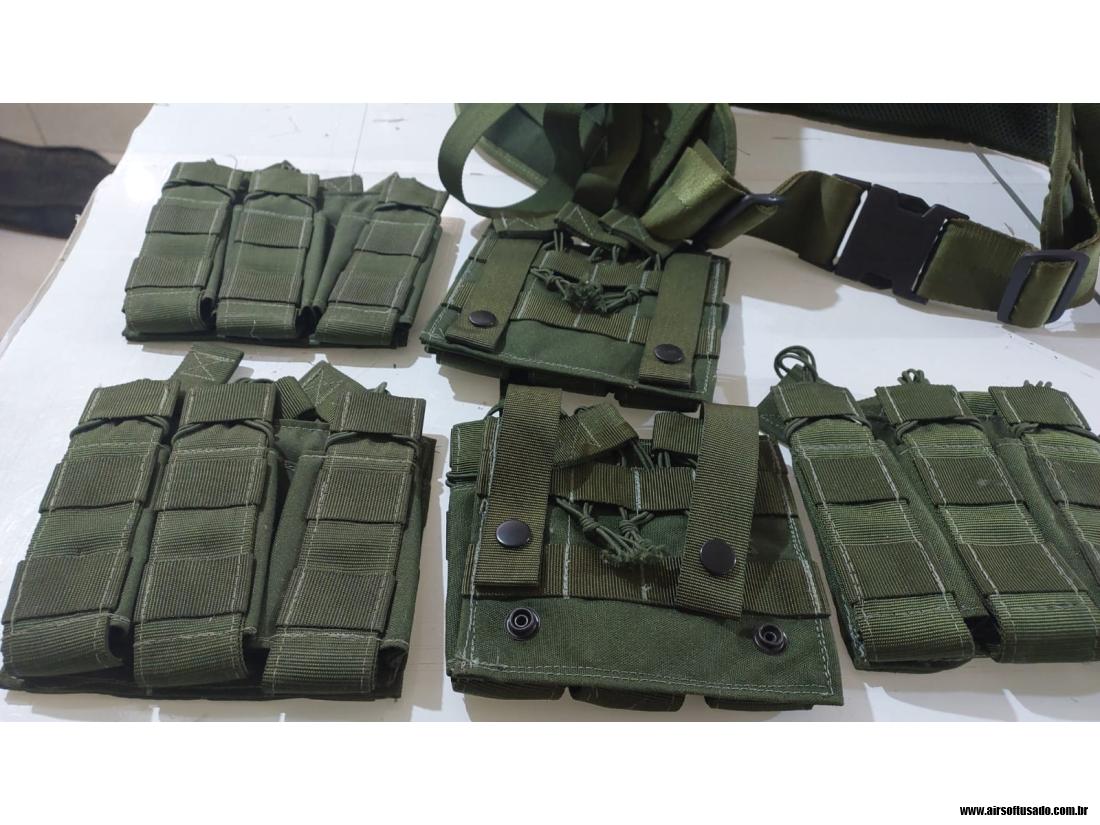 Lote Chest rig com Bolsos